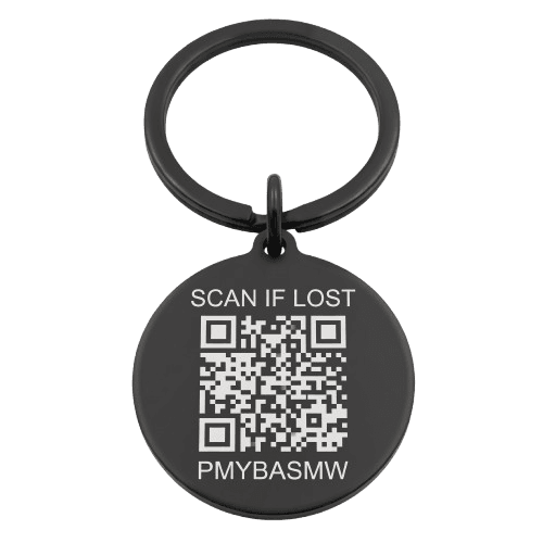 Pemilyy Smart Pet QR Tag - Black finish