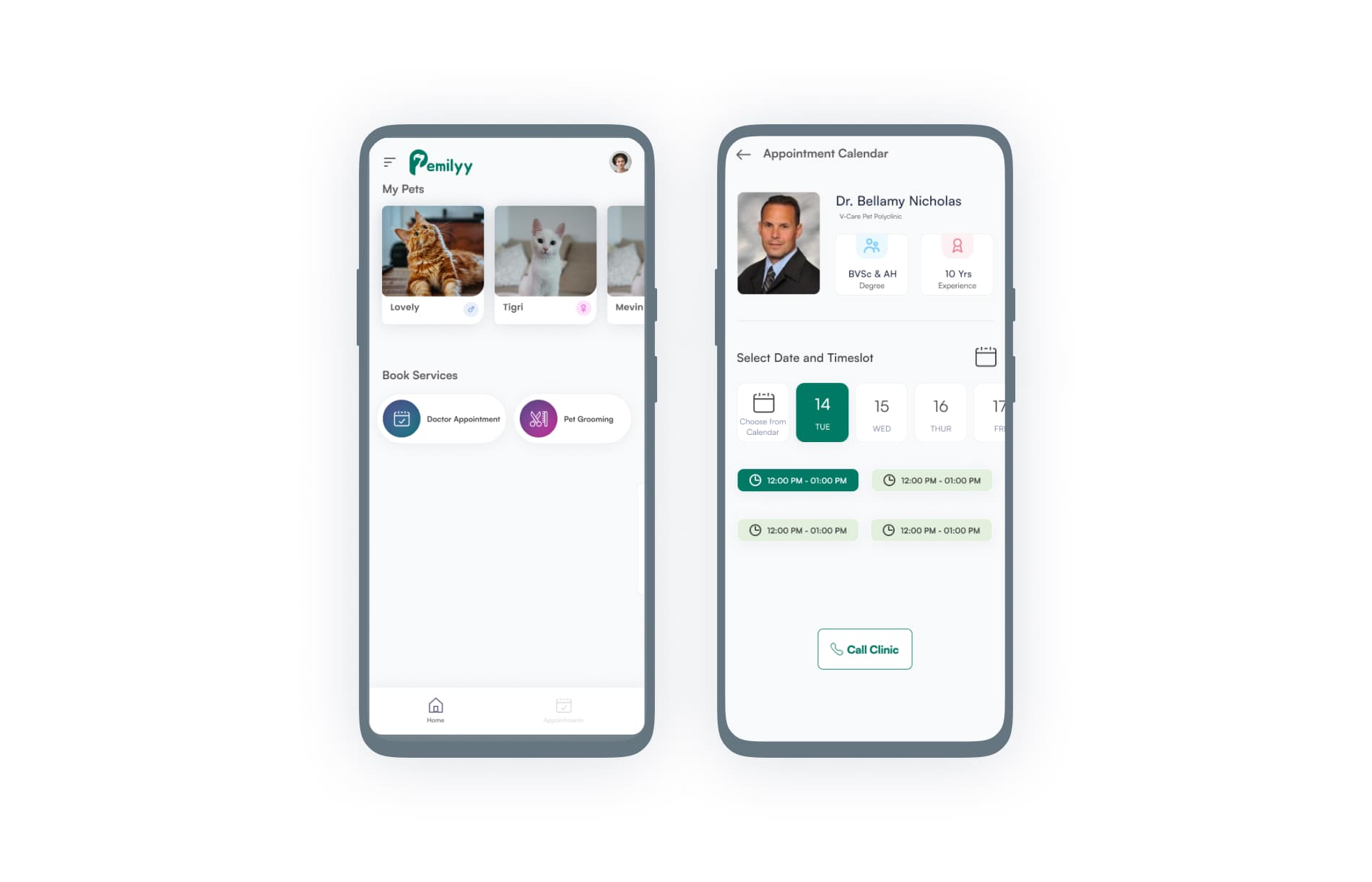 Clinic-Branded Pet Parent App
