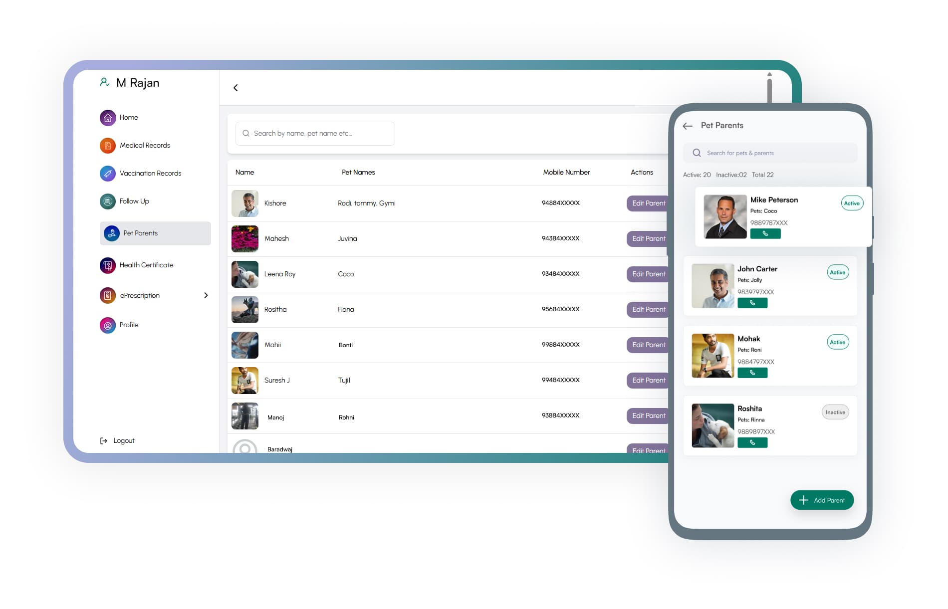 Pet Parent or Client Engagement