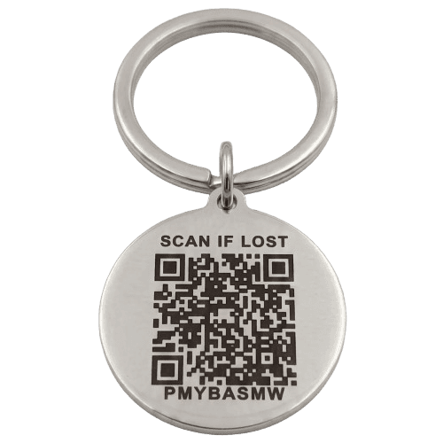 Pemilyy Smart Pet QR Tag - Silver finish